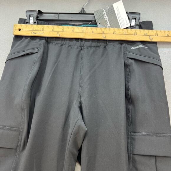 NWT Eddie Bauer Travex Hiking Pants Women's 2 Black Storm Repel Incline Gorpcore - Picture 2 of 12
